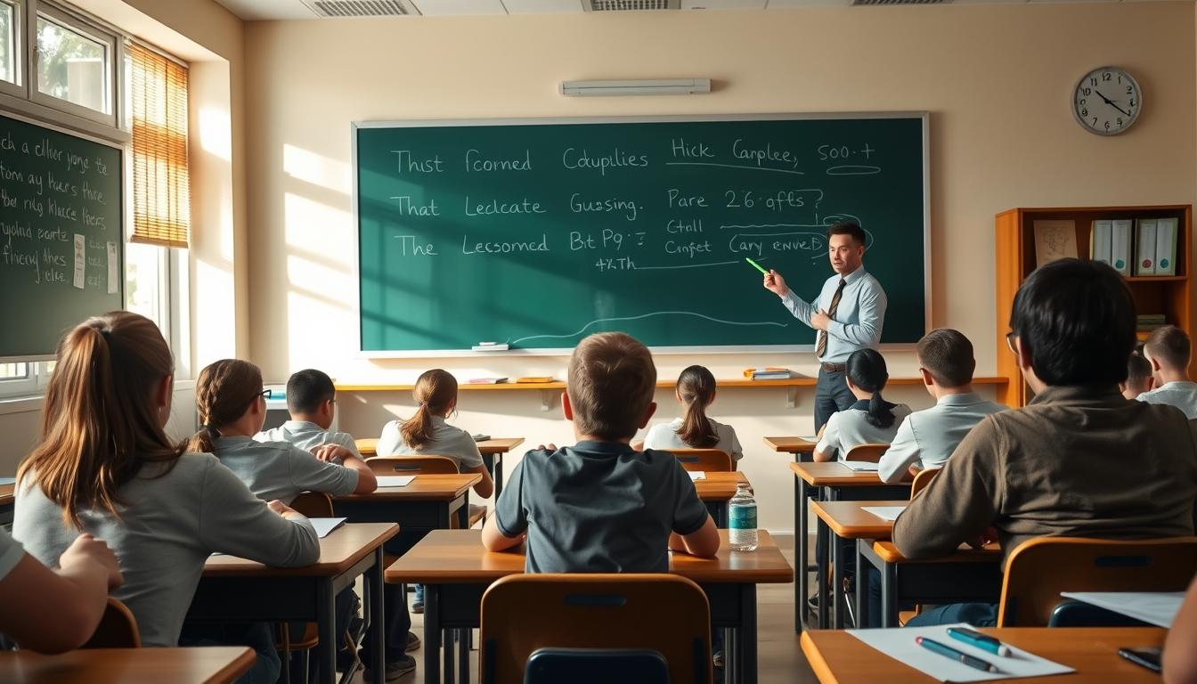 Student preparing for exams with study materials