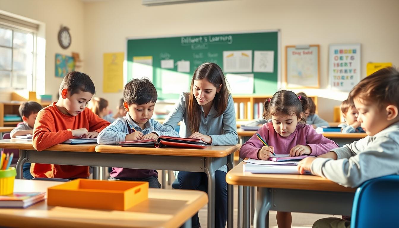Students collaborating in study space